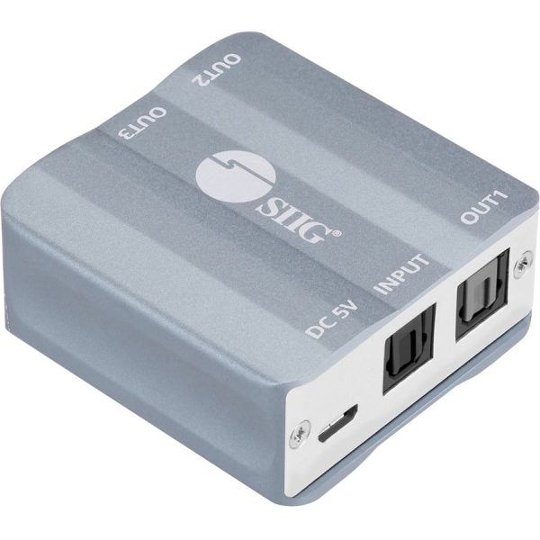 Siig, Inc. Splits One Digital Toslink S pdif Audio Output To Three Digital Toslink S pdif A Cheap