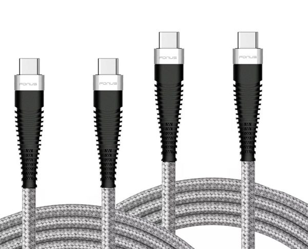 6ft and 10ft Long PD USB-C Cables Fast Charge TYPE-C to TYPE-C Cord Power Wire USB-C to USB-C Data Sync - ONY67 For Discount
