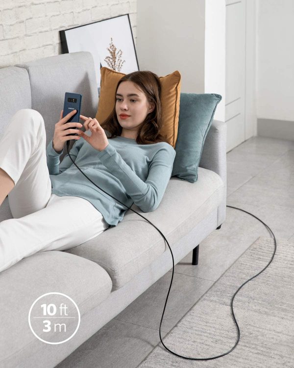 6ft and 10ft Long PD USB-C Cables Fast Charge TYPE-C to TYPE-C Cord Power Wire USB-C to USB-C Data Sync - ONY67 For Discount - Image 5