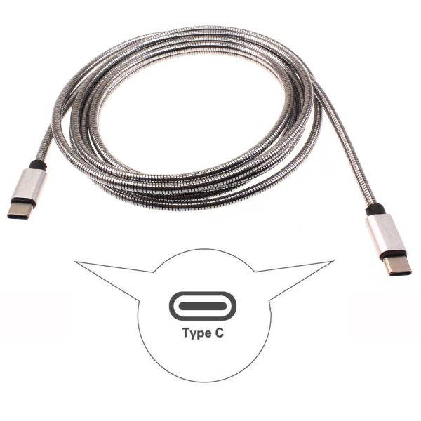 3ft and 6ft Long Metal PD USB-C Cables Fast Charge TYPE-C to TYPE-C Cord Power Wire USB-C to USB-C Data Sync - ONY65 Supply - Image 5